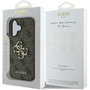 Kup Caz Guess GUHCP16M4GMGBR Apple iPhone 16 Plus husă dură 4G Logo mare maro - GUE3500 - {ean13} - Sklep Home Screen
