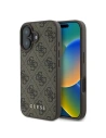Etui Guess GUHCP16MG4GFBR Apple iPhone 16 Plus hardcase 4G Classic brązowy - iPhone 16 Plus - Guess