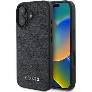 Buy Case Guess GUHCP16MG4GFGR Apple iPhone 16 Plus hardcase 4G Classic black - GUE3502 - {ean13} - Home Screen Store Europe
