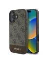 Guess GUHCP16MG4GLBR iPhone 16 Plus 6.7" brązowy/brown hardcase 4G Bottom Stripe - !ZAIMPORTOWANE - Guess