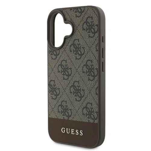 Kup Etui Guess GUHCP16MG4GLBR Apple iPhone 16 Plus hardcase 4G Bottom Stripe brązowy - GUE3504 - {ean13} - Sklep Home Screen