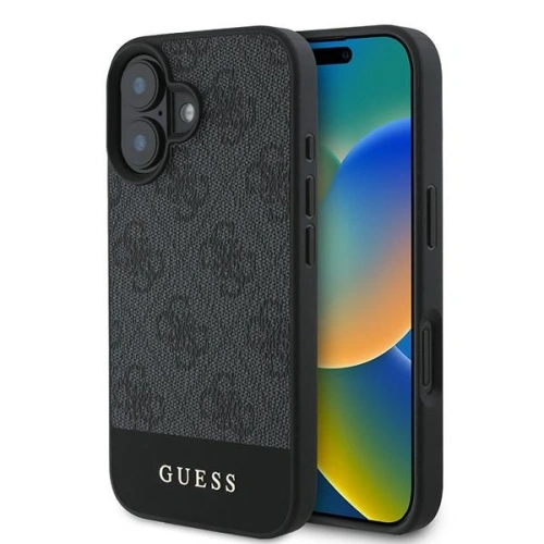 Kup Etui Guess GUHCP16MG4GLGR Apple iPhone 16 Plus hardcase 4G Bottom Stripe szary - GUE3505 - {ean13} - Sklep Home Screen