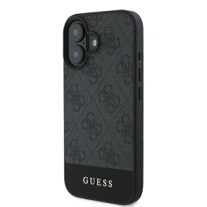 Kup Caz Guess GUHCP16MG4GLGR husă tare Apple iPhone 16 Plus 4G Stripe de jos gri - GUE3505 - {ean13} - Sklep Home Screen