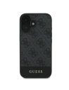 Kup Etui Guess GUHCP16MG4GLGR Apple iPhone 16 Plus hardcase 4G Bottom Stripe szary - GUE3505 - {ean13} - Sklep Home Screen