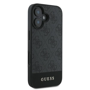 Kup Caz Guess GUHCP16MG4GLGR husă tare Apple iPhone 16 Plus 4G Stripe de jos gri - GUE3505 - {ean13} - Sklep Home Screen