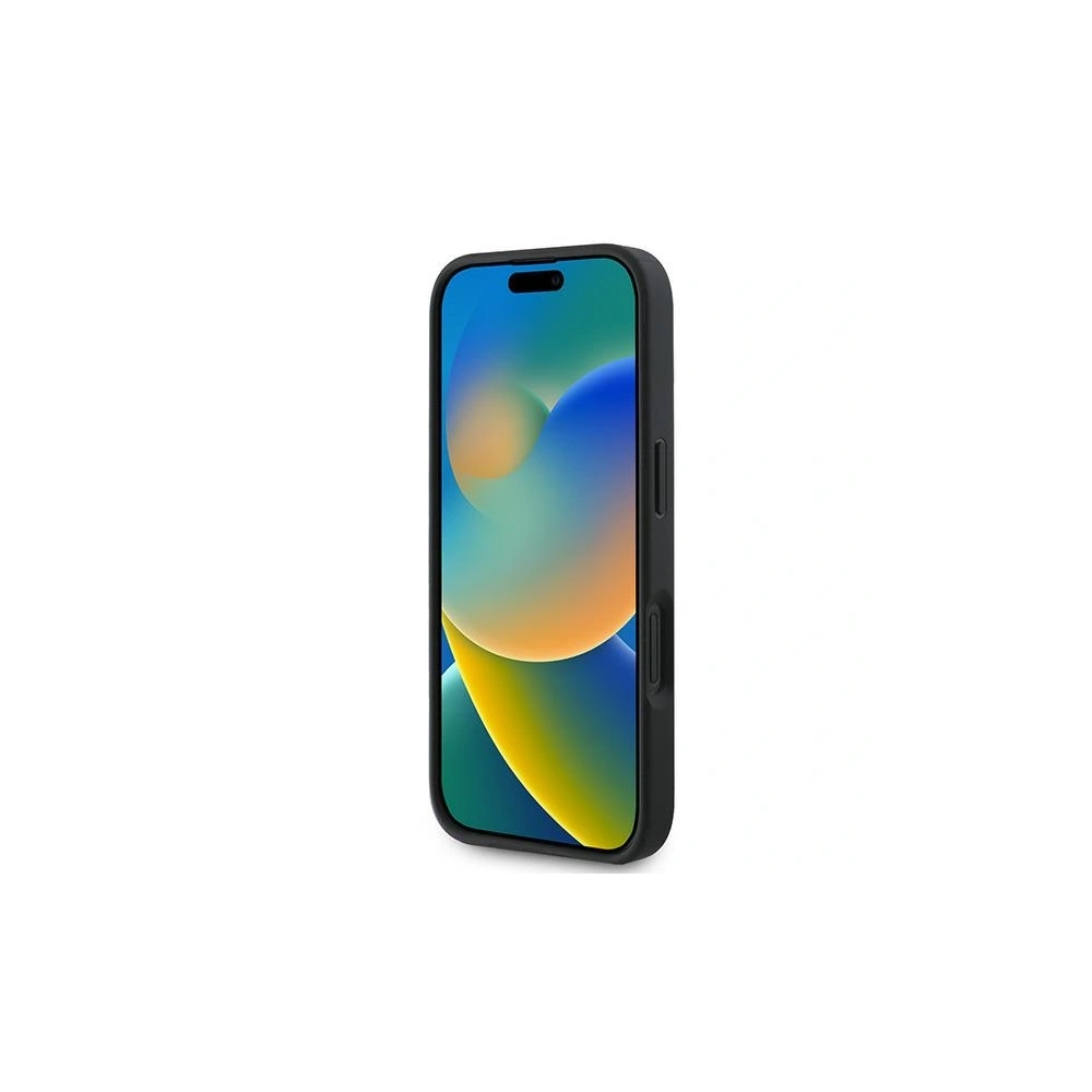 Guess GUHCP16MG4GLGR iPhone 16 Plus 6.7" szary/grey hardcase 4G Bottom Stripe - !ZAIMPORTOWANE - Guess