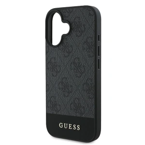 Kup Caz Guess GUHCP16MG4GLGR husă tare Apple iPhone 16 Plus 4G Stripe de jos gri - GUE3505 - {ean13} - Sklep Home Screen