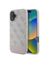 Guess GUHCP16MG4GLPI iPhone 16 Plus 6.7" różowy/pink hardcase 4G Bottom Stripe - !ZAIMPORTOWANE - Guess
