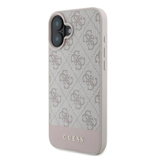 Kup Caz Guess GUHCP16MG4GLPI hardcase Apple iPhone 16 Plus 4G Stripe de jos roz - GUE3506 - {ean13} - Sklep Home Screen
