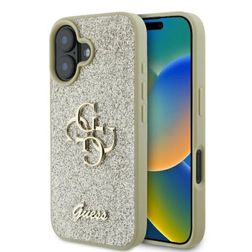 Kup Eset Guess GUHCP16MHG4SGD Apple iPhone 16 Plus kemény tok Rögzített Csillám Nagy 4G arany - GUE3507 - {ean13} - Sklep Home Screen