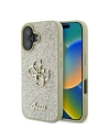 Fall Guess GUHCP16MHG4SGD Apple iPhone 16 Plus Hartschale Fix Glitter Groß 4G gold - iPhone 16 Plus - Guess