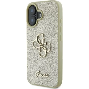 Kup Caz Guess GUHCP16MHG4SGD hardcase pentru Apple iPhone 16 Plus cu glitter fixat Big 4G aurie - GUE3507 - {ean13} - Sklep Home Screen