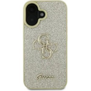 Kup Caz Guess GUHCP16MHG4SGD hardcase pentru Apple iPhone 16 Plus cu glitter fixat Big 4G aurie - GUE3507 - {ean13} - Sklep Home Screen
