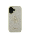 Kup Caz Guess GUHCP16MHG4SGD hardcase pentru Apple iPhone 16 Plus cu glitter fixat Big 4G aurie - GUE3507 - {ean13} - Sklep Home Screen