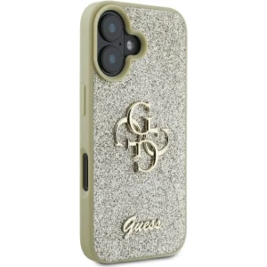 Kup Caz Guess GUHCP16MHG4SGD hardcase pentru Apple iPhone 16 Plus cu glitter fixat Big 4G aurie - GUE3507 - {ean13} - Sklep Home Screen