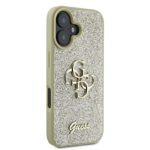 Kup Caz Guess GUHCP16MHG4SGD hardcase pentru Apple iPhone 16 Plus cu glitter fixat Big 4G aurie - GUE3507 - {ean13} - Sklep Home Screen