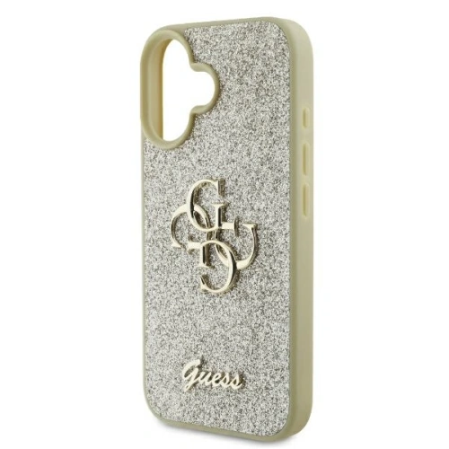 Kup Caz Guess GUHCP16MHG4SGD hardcase pentru Apple iPhone 16 Plus cu glitter fixat Big 4G aurie - GUE3507 - {ean13} - Sklep Home Screen
