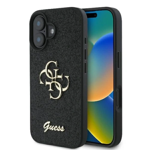 Kup Eset Guess GUHCP16MHG4SGK Apple iPhone 16 Plus kemény tok Rögzített Csillogás Nagy 4G fekete - GUE3508 - {ean13} - Sklep Home Screen