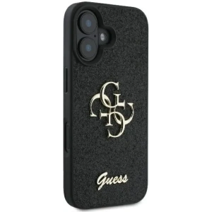 Buy Case Guess GUHCP16MHG4SGK Apple iPhone 16 Plus hardcase Fixed Glitter Big 4G black - GUE3508 - {ean13} - Home Screen Store Europe