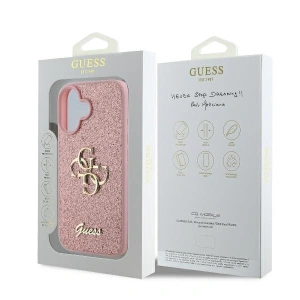 Kup Caz Guess GUHCP16MHG4SGP husa Apple iPhone 16 Plus Fixed Glitter Big 4G roz - GUE3509 - {ean13} - Sklep Home Screen