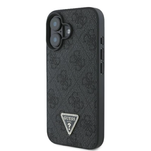Kup Fall Guess GUHCP16MP4TDPK Apple iPhone 16 Plus Hartschale Leder 4G Triangle Strass MagSafe schwarz - GUE3510 - {ean13} - Sklep Home Screen