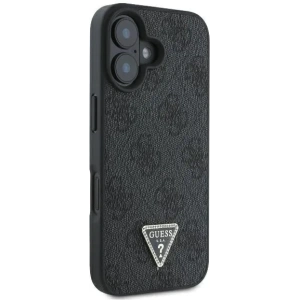 Kup Caz Guess GUHCP16MP4TDPK Apple iPhone 16 Plus hardcase din piele 4G Triangle Strass MagSafe negru - GUE3510 - {ean13} - Sklep Home Screen