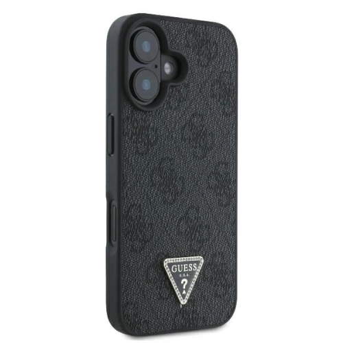 Kup Fall Guess GUHCP16MP4TDPK Apple iPhone 16 Plus Hartschale Leder 4G Triangle Strass MagSafe schwarz - GUE3510 - {ean13} - Sklep Home Screen