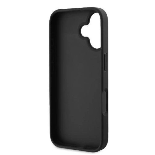 Buy Case Guess GUHCP16MP4TDPK Apple iPhone 16 Plus hardcase Leather 4G Triangle Strass MagSafe black - GUE3510 - {ean13} - Home Screen Store Europe
