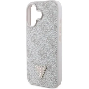 Kup Caz Guess GUHCP16MP4TDPP Apple iPhone 16 Plus husă din piele 4G Triangle Strass MagSafe roz - GUE3511 - {ean13} - Sklep Home Screen
