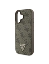 Kup Eset Guess GUHCP16MP4TDPW Apple iPhone 16 Plus kemény tok Bőr 4G Háromszög Strass MagSafe barna - GUE3512 - {ean13} - Sklep Home Screen