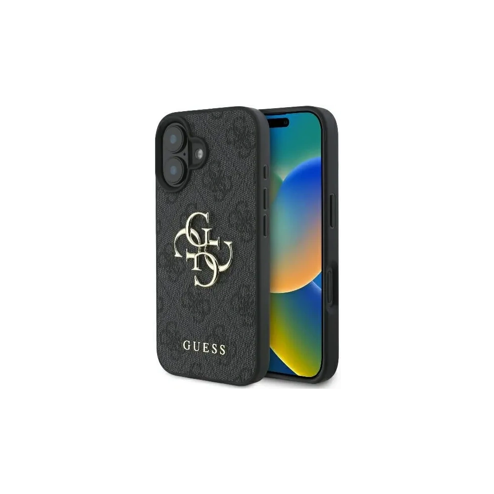 Etui Guess GUHCP16S4GMGGR Apple iPhone 16 hardcase 4G Big Logo czarny - iPhone 16 - Guess