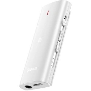 Kup Odbiornik Bluetooth 5.0 Baseus BA03, dźwięk 3D, NFC, aptX (biały) - BSU956WHT - {ean13} - Sklep Home Screen