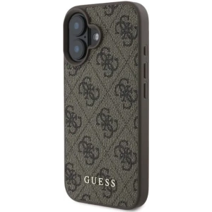 Kup Etui Guess GUHCP16SG4GFBR Apple iPhone 16 hardcase 4G Classic brązowy - GUE3515 - {ean13} - Sklep Home Screen