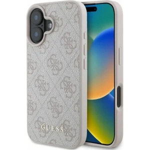 Buy Case Guess GUHCP16SG4GFPI Apple iPhone 16 hardcase 4G Classic pink - GUE3517 - {ean13} - Home Screen Store Europe