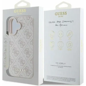 Kup Etui Guess GUHCP16SG4GFPI Apple iPhone 16 hardcase 4G Classic różowy - GUE3517 - {ean13} - Sklep Home Screen