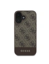 Kup Fall Guess GUHCP16SG4GLBR Apple iPhone 16 Hardcase 4G Untere Streifen braun - GUE3518 - {ean13} - Sklep Home Screen