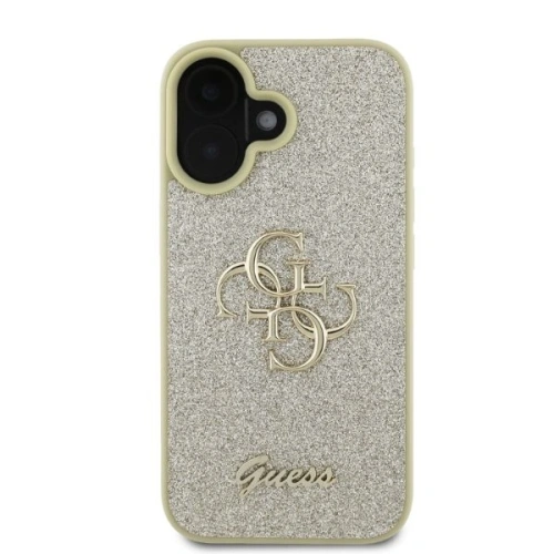 Buy Case Guess GUHCP16SHG4SGD Apple iPhone 16 hardcase Fixed Glitter Big 4G gold - GUE3520 - {ean13} - Home Screen Store Europe