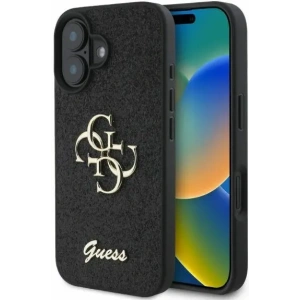 Buy Case Guess GUHCP16SHG4SGK Apple iPhone 16 hardcase Fixed Glitter Big 4G black - GUE3521 - {ean13} - Home Screen Store Europe