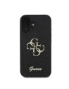 Buy Case Guess GUHCP16SHG4SGK Apple iPhone 16 hardcase Fixed Glitter Big 4G black - GUE3521 - {ean13} - Home Screen Store Europe