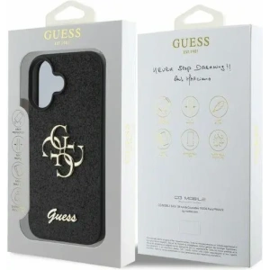 Kup Etui Guess GUHCP16SHG4SGK Apple iPhone 16 hardcase Fixed Glitter Big 4G czarny - GUE3521 - {ean13} - Sklep Home Screen
