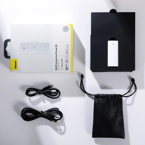 Buy Baseus BA03 Immersive Virtual 3D Bluetooth Receiver White - BSU956WHT - {ean13} - Home Screen Store Europe