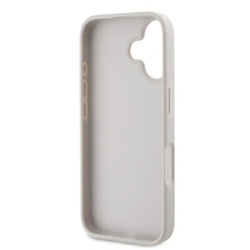 Kup Případ Guess GUHCP16SP4TDPP Apple iPhone 16 tvrdý obal Kožený 4G Trojúhelník Strass MagSafe růžový - GUE3524 - {ean13} - Sklep Home Screen