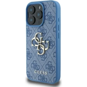 Kup Caz Guess GUHCP16X4GMGBL Apple iPhone 16 Pro Max husă tare 4G Logo mare albastru - GUE3527 - {ean13} - Sklep Home Screen