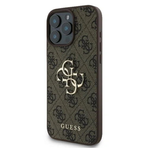 Buy Case Guess GUHCP16X4GMGBR Apple iPhone 16 Pro Max hardcase 4G Big Logo brown - GUE3528 - {ean13} - Home Screen Store Europe