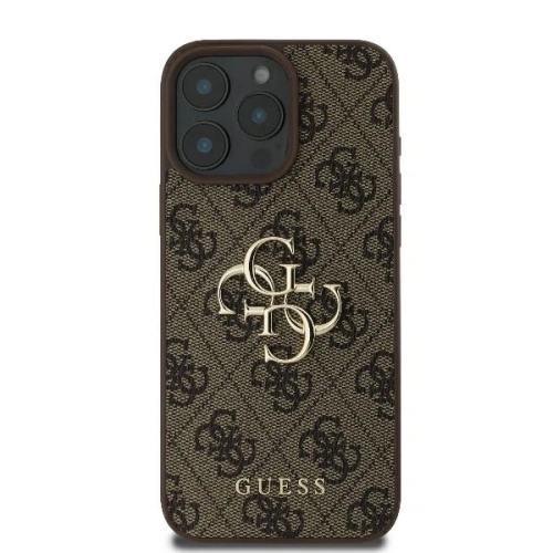 Buy Case Guess GUHCP16X4GMGBR Apple iPhone 16 Pro Max hardcase 4G Big Logo brown - GUE3528 - {ean13} - Home Screen Store Europe