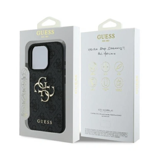 Kup Fall Guess GUHCP16X4GMGGR Apple iPhone 16 Pro Max Hartschale 4G Big Logo schwarz - GUE3529 - {ean13} - Sklep Home Screen