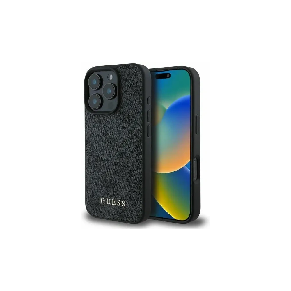 Etui Guess GUHCP16XG4GFGR Apple iPhone 16 Pro Max hardcase 4G Classic czarny - iPhone 16 Pro Max - Guess