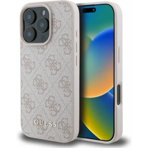 Kup Caz Guess GUHCP16XG4GFPI Apple iPhone 16 Pro Max hardcase 4G Clasic roz - GUE3532 - {ean13} - Sklep Home Screen