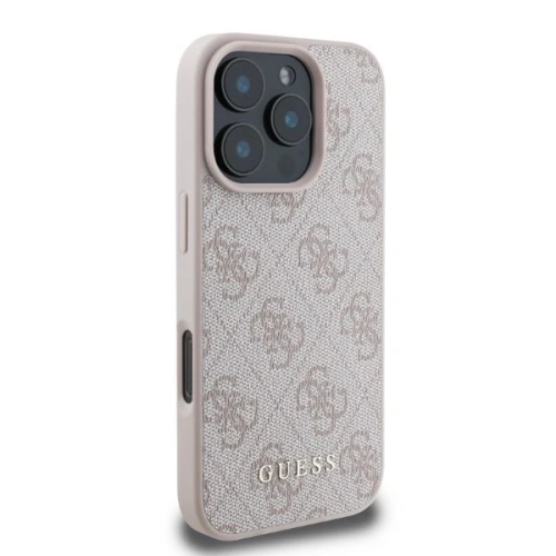 Kup Caz Guess GUHCP16XG4GFPI Apple iPhone 16 Pro Max hardcase 4G Clasic roz - GUE3532 - {ean13} - Sklep Home Screen