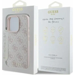 Kup Fall Guess GUHCP16XG4GFPI Apple iPhone 16 Pro Max Hardcase 4G Klassisch Pink - GUE3532 - {ean13} - Sklep Home Screen